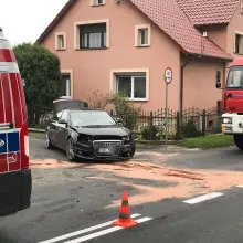 Zobacz zdjęcie: Wypadek w Łące. Jedna osoba ranna