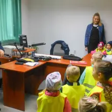 Zobacz zdjęcie: Dzieci z przedszkola w Osiecznicy poznały zawód policjanta