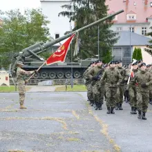 Zobacz zdjęcie: Artylerzyści powitali żołnierzy US Army i pożegnali ppłk. Radzimierskiego