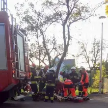 Zobacz zdjęcie: Pożar budynku w Jurkowie – jedna osoba ciężko ranna