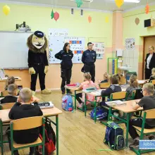 Zobacz zdjęcie: Bezpieczniej z Komisarzem Lwem