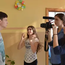 Zobacz zdjęcie: Gimnazjaliści z Bolesławca i Łucka na Ukrainie robią telewizję