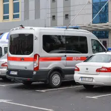 Zobacz zdjęcie: Debata o bezpieczeństwie w kinie Forum BOK – MCC i pokaz działania straży pożarnej na pl. Piłsudskiego w Bolesławcu