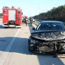 Zobacz zdjęcie: Kolizja na A4. Niemiec najechał na tył Alfy Romeo