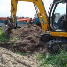 Zobacz zdjęcie: Osiecznica: koparka wykopała pocisk artyleryjski