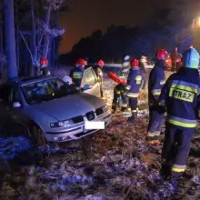Zobacz zdjęcie: Wypadek pod Trzebieniem. Jedna osoba ranna