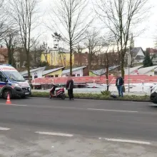 Zobacz zdjęcie: Bohaterów Getta: Motorowerzysta potrącony przez busa na niemieckich blachach