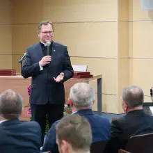 Zobacz zdjęcie: Uroczystość podpisania umowy o dofinansowaniu projektu remontu Bazyliki Maryjnej w Bolesławcu