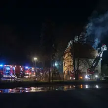Zobacz zdjęcie: Pożar przy ul. II Armii Wojska Polskiego w Bolesławcu