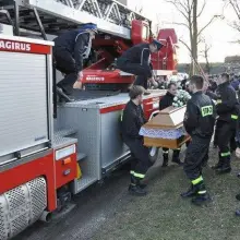 Zobacz zdjęcie: Pożegnali b. szefa OSP i komisariatu policji w Gromadce Stanisława Kozioła