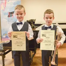 Zobacz zdjęcie: Bracia Nowakowie zwycięzcami Festiwalu Instrumentów Dętych Blaszanych