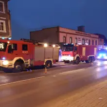 Zobacz zdjęcie: Wozy strażackie przy ul. Garncarskiej