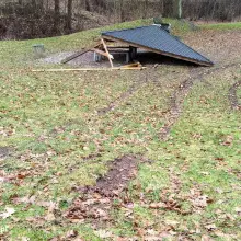 Zobacz zdjęcie: Połamana wiata w okolicach Bobru
