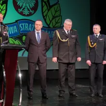 Zobacz zdjęcie: Uroczyste pożegnanie Komendanta PSP Grzegorza Kocona