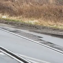 Zobacz zdjęcie: Niebezpiecznie przy Cieszkowskiego. Wyrwy kontratakują!
