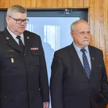 Zobacz zdjęcie: Powiat pożegnał byłego szefa straży pożarnej Grzegorza Kocona