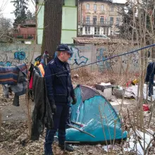 Zobacz zdjęcie: Spał w namiocie na 16-stopniowym mrozie