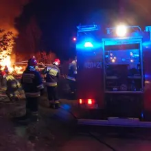 Zobacz zdjęcie: Pożar altany przy Śluzowej