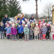 Zobacz zdjęcie: Komisarz Lew i dzielnicowi odwiedzili przedszkolaki z Nowogrodźca i Zebrzydowej