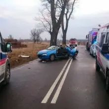 Zobacz zdjęcie: Wypadek między Gromadką a Wierzbową. 29-letnia Ukrainka w ciężkim stanie