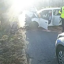 Zobacz zdjęcie: Kierowca Škody wjechał w drzewo. 40-latek trafił do bolesławieckiego szpitala