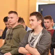 Zobacz zdjęcie: Podpisanie umowy patronackiej między Zespołem Szkół Mechanicznych w Bolesławcu a Kopalnią Gipsu i Anhydrytu Nowy Ląd w Niwnicach