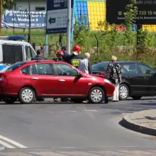 Zobacz zdjęcie: Zderzenie Skody z Renault na skrzyżowaniu Cieszkowskiego z Modłową