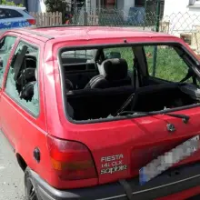Zobacz zdjęcie: Po pijaku zdemolował auto maczetą. I groził swojej byłej