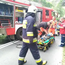 Zobacz zdjęcie: Wypadek za Dobrą, zderzyły się dwa auta