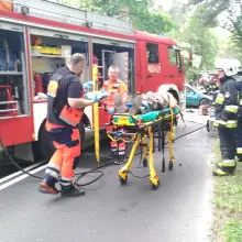 Zobacz zdjęcie: Wypadek za Dobrą, zderzyły się dwa auta