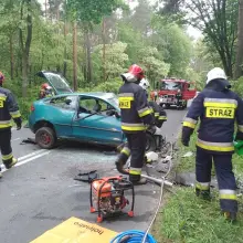 Zobacz zdjęcie: Wypadek za Dobrą, zderzyły się dwa auta