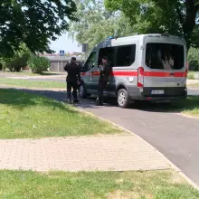 Zobacz zdjęcie: Akcja straży pożarnej w wieżowcu przy Gałczyńskiego