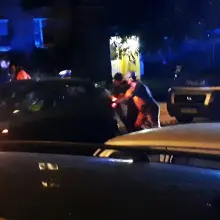 Zobacz zdjęcie: Auto ścięło dwa znaki na Strzyńskiego