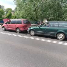 Zobacz zdjęcie: Trzy auta zderzyły się na Zgorzeleckiej. Kobieta ranna