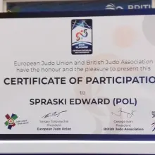 Zobacz zdjęcie: Edward Spraski ze srebrnym medalem Mistrzostw Europy Weteranów w judo