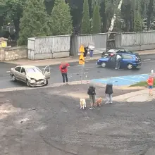 Переглянути фотографію: Аварія на Śluzowa. Зіткнулися три автомобілі