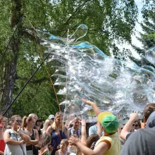 Zobacz zdjęcie: Za nami Festiwal Baniek Mydlanych na Spacerowej