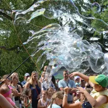 Zobacz zdjęcie: Za nami Festiwal Baniek Mydlanych na Spacerowej