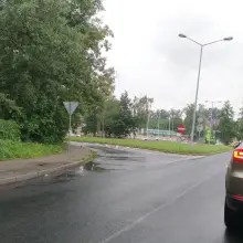 Zobacz zdjęcie: Zderzenie dwóch aut w rejonie skrzyżowania Wróblewskiego - Dolne Młyny
