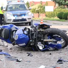 Zobacz zdjęcie: Wypadek motocyklisty w Bożejowicach