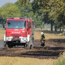 Zobacz zdjęcie: Pożar ścierniska w Kruszynie