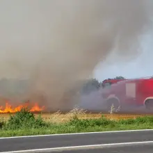 Zobacz zdjęcie: Pożar ścierniska w Kruszynie
