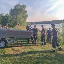 Zobacz zdjęcie: Akcja szukania topielca na Krępnicy