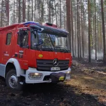 Zobacz zdjęcie: Pożar lasu w okolicach Wierzbowej. Akcja gaszenia ognia trwała ponad dobę