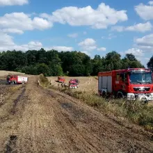 Zobacz zdjęcie: Pożar zboża koło Raciborowic