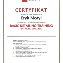 Zobacz zdjęcie: Certyfikaty Detailing Academy