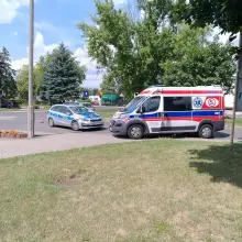 Zobacz zdjęcie: Rowerzysta zabrany do szpitala