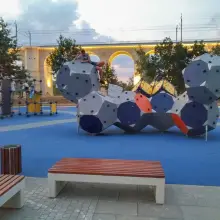 Zobacz zdjęcie: Skatepark koło wiaduktu w Bolesławcu