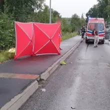 Zobacz zdjęcie: Śmiertelny wypadek w Golnicach