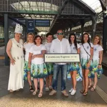 Zobacz zdjęcie: Ceramiczny Express wyruszył do Bolesławca na Bolesławieckie Święto Ceramiki